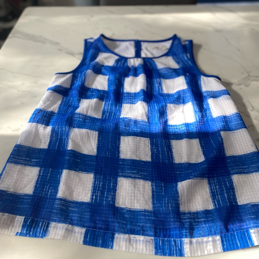 Vineyard Vines Gingham Top Never worn Size 2